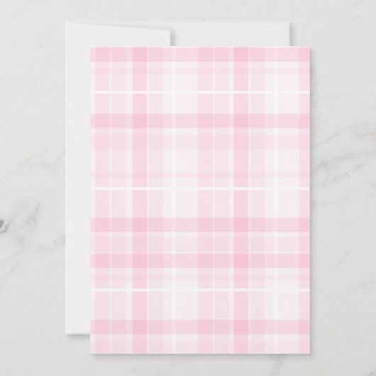 Retro handgetekende roze en blauw Afstuderen Kaart (Achterkant)