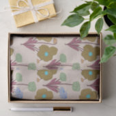 Retro handgetekende rustieke bloemen tissuepapier (Geschenk)