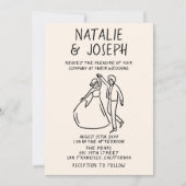 Retro Handgetekende Schetsachtige Eigenzinnige Uni Kaart (Voorkant)