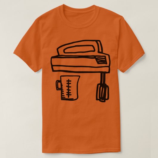 Retro Handmixer T-shirt (Design voorkant)