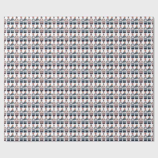 Retro Happy Administrative Professionals Day Cadeaupapier (Vlak)