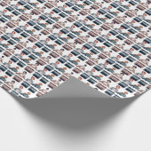 Retro Happy Administrative Professionals Day Cadeaupapier (Hoek)