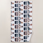 Retro Happy Administrative Professionals Day  Strandlaken (Voorkant)