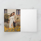 Retro Happy Birthday 3 Photo Kaart (Binnen)