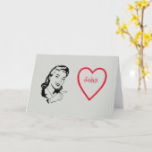 Retro Happy Birthday Aanpasbaar voor hem Kaart (Gele Bloem)