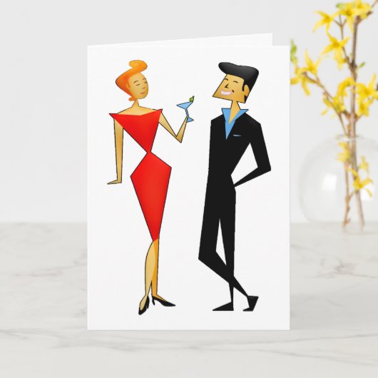 RETRO HAPPY BIRTHDAY HUSBAND WIFE CARDS KAART (Gele Bloem)