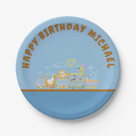 Retro Happy Birthday Michael Paper Bord