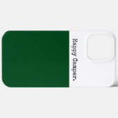 Retro HAPPY CAMPER Donkergroen Wit Kleurblok Case-Mate iPhone Case (Achterkant (horizontaal))