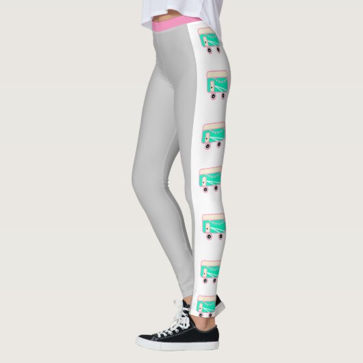 Retro Happy Camper Leggings (Links)