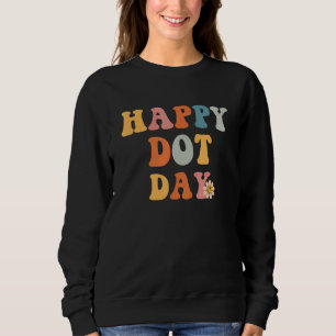 Retro Happy Dot Day International Dot Day Colorful Trui