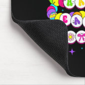 Retro Happy Easter Armband Bunny Spring Funny Eas Muismat (Hoek)