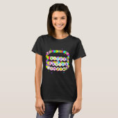 Retro Happy Easter Armband Bunny Spring Funny Eas T-shirt (Voorkant volledig)