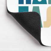 Retro Happy Easter Typografie | Mousepad Muismat (Hoek)