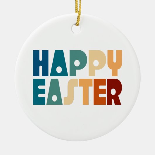 Retro Happy Easter Typografie | ORNAMENT (Voorkant)