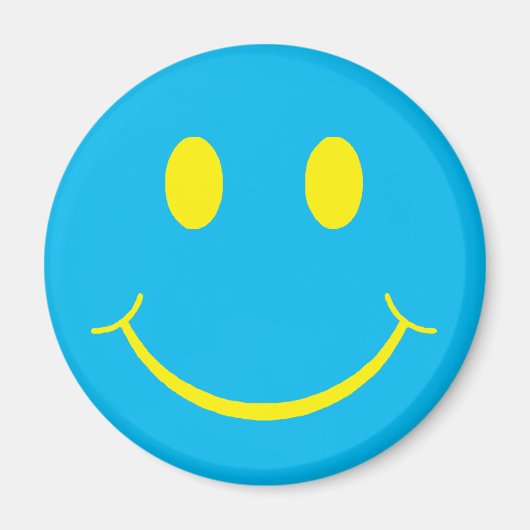 Retro Happy Face Magneet (Voorkant)