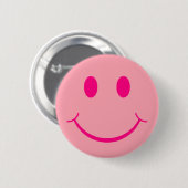 Retro Happy Face Ronde Button 5,7 Cm (Voorkant /achterkant)