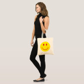 Retro Happy Face Tote Bag (Voorkant (model))