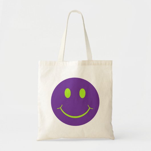 Retro Happy Face Tote Bag (Voorkant)