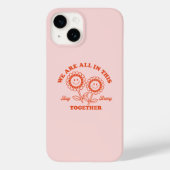 Retro Happy Flower Graphic Case-Mate iPhone Case (Achterkant)