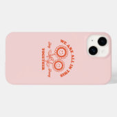 Retro Happy Flower Graphic Case-Mate iPhone Case (Achterkant (horizontaal))