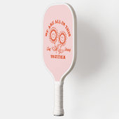 Retro Happy Flower Graphic Pickleball Paddle (Links)