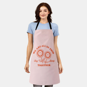 Retro Happy Flower Graphic Schort