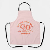 Retro Happy Flower Graphic Schort (Voorkant)