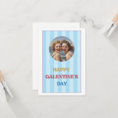 Retro Happy Galentines Dag Kaart Voor Vriend (Voorkant / Achterkant in situ)