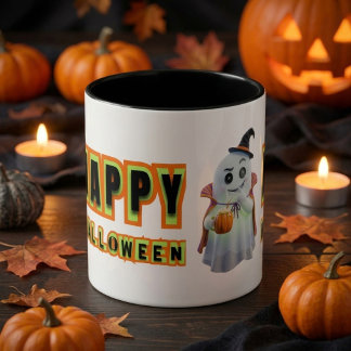 Retro Happy Halloween Geest Spelonkige KOP