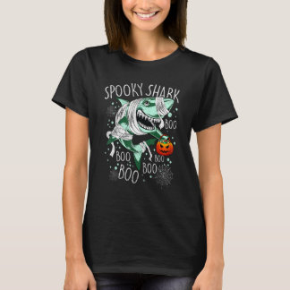 Retro Happy Halloween Haaienmummie Kostuum Heren J T-shirt