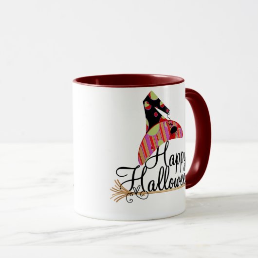 Retro Happy Halloween Mok (Voorkant rechts)