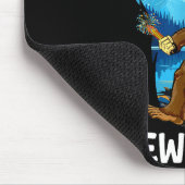 Retro Happy New Year 2026 Bigfoot Lovers New Years Muismat (Hoek)