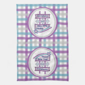 Retro Happy New Year Sign – Celebrate Marquee Theedoek (Verticaal)