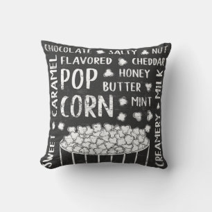 Retro Happy Popcorn Sierkussen