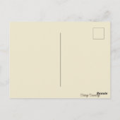  Retro Happy Thanksgiving Custom Briefkaart (Achterkant)