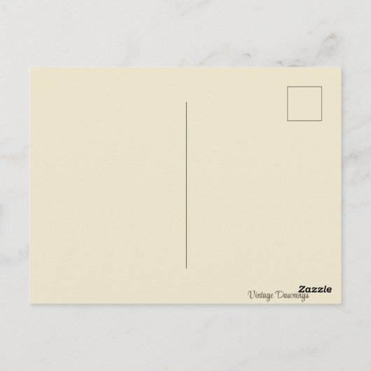  Retro Happy Thanksgiving Custom Briefkaart (Achterkant)