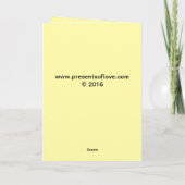 Retro Happy twintigste Jubileum van Daisy Flowers Kaart (Achterkant)