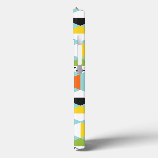 Retro Harlequin Patroon iPad Air Case (Achterkant / Links)