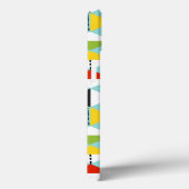 Retro Harlequin Patroon iPad Air Case (Achterkant / Rechts)