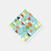 Retro Harlequin Patroon Papier servetten (Hoek)
