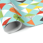 Retro Harlequin Patroonverlooppapier Cadeaupapier (Rol Hoek)