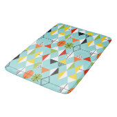 Retro Harlequin Pattern Bath Mat (Gekanteld)