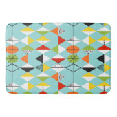 Retro Harlequin Pattern Bath Mat (Voorkant)