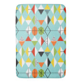Retro Harlequin Pattern Bath Mat (Voorkant Verticaal)