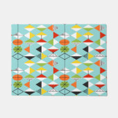 Retro Harlequin Pattern Deurklep Deurmat (Voorkant)