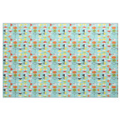 Retro Harlequin Pattern Fabric Stof (Yard (91,4 cm))