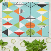 Retro Harlequin Pattern Kitchen Towel Theedoek (Gevouwen)