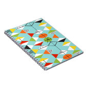 Retro Harlequin Pattern-laptop Notitieboek (Rechterzijde)