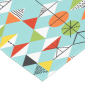 Retro Harlequin Pattern Table Runner Korte Tafelloper (Hoek)