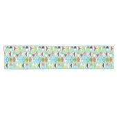 Retro Harlequin Pattern Table Runner Korte Tafelloper (Horizontaal)